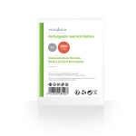 Nedis Oppladbart blybatteri | Lead-Acid | Oppladningsbar | 12 V | 5000 mAh