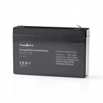 Nedis Oppladbart blybatteri | Lead-Acid | Oppladningsbar | 6 V | 7200 mAh