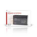 Nedis Oppladbart blybatteri | Lead-Acid | Oppladningsbar | 6 V | 10000 mAh