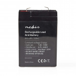Nedis Oppladbart blybatteri | Lead-Acid | Oppladningsbar | 6 V | 4500 mAh Nedis Oppladbart blybatteri | Lead-Acid | Oppladningsbar | 6 V | 4500 mAh