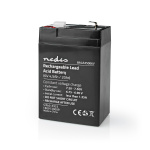 Nedis Oppladbart blybatteri | Lead-Acid | Oppladningsbar | 6 V | 4500 mAh Nedis Oppladbart blybatteri | Lead-Acid | Oppladningsbar | 6 V | 4500 mAh