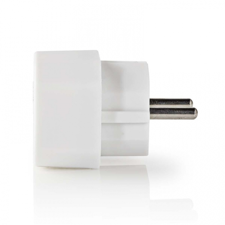 Nedis Strøm Socket Splitter | Type F (CEE 7/7) | 250 V AC 50 Hz | Fransk / Type C (CEE 7/16) | 250 V AC 50/60 Hz | 2.5 A | 1100 W | Hvit