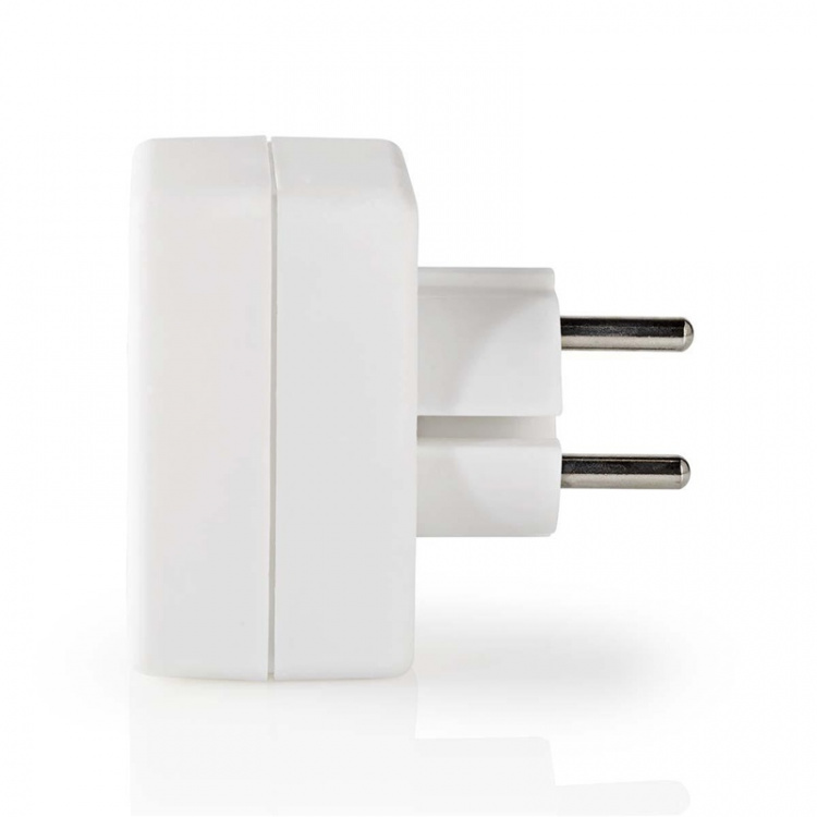Nedis Strøm Socket Splitter | Type F (CEE 7/7) | 250 V AC 50 Hz | Fransk / Type C (CEE 7/16) | 250 V AC 50/60 Hz | 2.5 A | 1700 W | Hvit Nedis Strøm Socket Splitter | Type F (CEE 7/7) | 250 V AC 50 Hz | Fransk / Type C (CEE 7/16) | 250 V AC 50/60 Hz | 2.5 A | 1700 W | Hvit