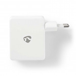 Nedis vegg lader | 24 W | Hurtigladefunksjon | 4x 2.4 A | Antall utganger: 4 | 4x USB-A | Ingen Kabel Inkludert | Single Voltage Output | Hvit