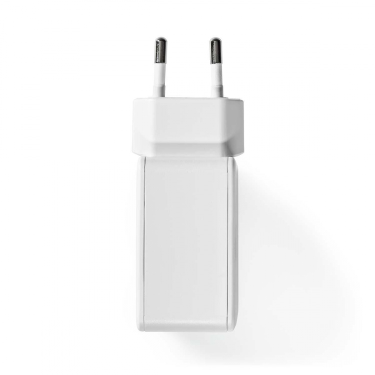 Nedis vegg lader | 24 W | Hurtigladefunksjon | 4x 2.4 A | Antall utganger: 4 | 4x USB-A | Ingen Kabel Inkludert | Single Voltage Output | Hvit