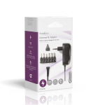 Nedis Universal AC strømadapter | 12 W | 3 - 12 V DC | 1.80 m | 2.0 A | 6 plug(s) | Sort