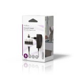 Nedis Universal AC strømadapter | 27 W | 3 - 12 V DC | 1.80 m | 2.25 A A | 6 plug(s) | Sort Nedis Universal AC strømadapter | 27 W | 3 - 12 V DC | 1.80 m | 2.25 A A | 6 plug(s) | Sort