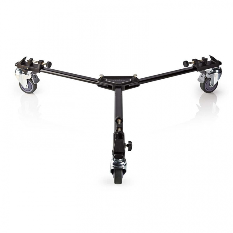 Nedis tripod Dolly | Maksimal lastekapasitet: 20.0 kg | Tripod diameter område: 29.0 mm | Reiseveske inkludert | Benlås | Aluminium | Sort