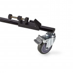 Nedis tripod Dolly | Maksimal lastekapasitet: 20.0 kg | Tripod diameter område: 29.0 mm | Reiseveske inkludert | Benlås | Aluminium | Sort