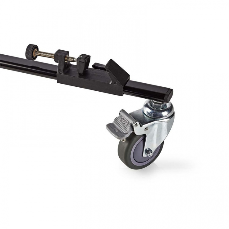 Nedis tripod Dolly | Maksimal lastekapasitet: 20.0 kg | Tripod diameter område: 29.0 mm | Reiseveske inkludert | Benlås | Aluminium | Sort