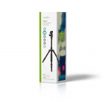 Nedis Stativ | Maksimal lastekapasitet: 3.0 kg | Minimum arbeidshøyde: 17.5 cm | Maksimal arbeidshøyde: 145.0 cm | 3 Segmenter | Kulehode | Reiseveske inkludert | Vendbar midtkolonne | ABS / Aluminium | Sort Nedis Stativ | Maksimal lastekapasitet: 3.0 kg | Minimum arbeidshøyde: 17.5 cm | Maksimal arbeidshøyde: 145.0 cm | 3 Segmenter | Kulehode | Reiseveske inkludert | Vendbar midtkolonne | ABS / Aluminium | Sort