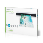 Nedis lamine~~POS=TRUNC Film | A3 | Tykkelse: 100 µm | Pakker per: 100 stk. | Plast | Gjennomsiktig Nedis lamine~~POS=TRUNC Film | A3 | Tykkelse: 100 µm | Pakker per: 100 stk. | Plast | Gjennomsiktig