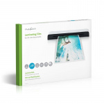 Nedis lamine~~POS=TRUNC Film | A4 | Tykkelse: 100 µm | Pakker per: 100 stk. | Plast | Gjennomsiktig Nedis lamine~~POS=TRUNC Film | A4 | Tykkelse: 100 µm | Pakker per: 100 stk. | Plast | Gjennomsiktig