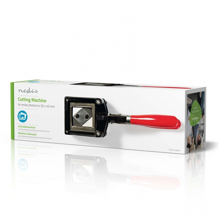 Nedis Passport Photo Cutters | 35 x 45 mm | Metall | Rød / Sort Nedis Passport Photo Cutters | 35 x 45 mm | Metall | Rød / Sort