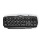 Nedis Wired Gaming Keyboard | USB 2.0 | Membrantaster | LED | US International | USA Layout | USB-Strøm | Strømkabel lengde: 1.50 m | Gaming Nedis Wired Gaming Keyboard | USB 2.0 | Membrantaster | LED | US International | USA Layout | USB-Strøm | Strømkabel lengde: 1.50 m | Gaming