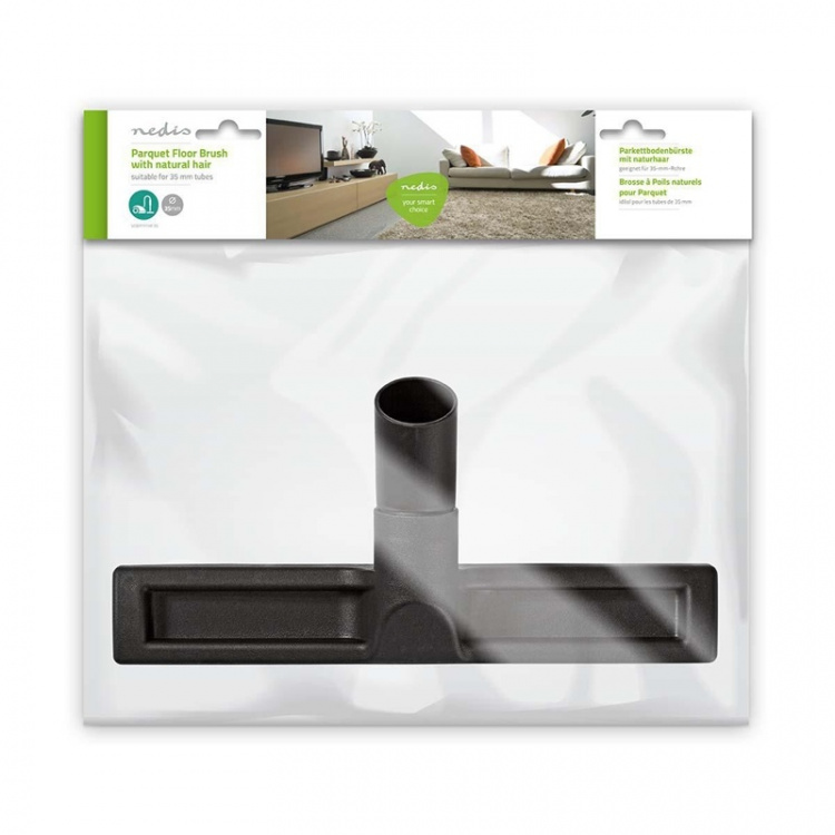 Nedis Parkett på gulv Brush | Naturlig hår | Erstatning for: Bosch / Miele / Panasonic / Rowenta / Samsung / Siemens Nedis Parkett på gulv Brush | Naturlig hår | Erstatning for: Bosch / Miele / Panasonic / Rowenta / Samsung / Siemens