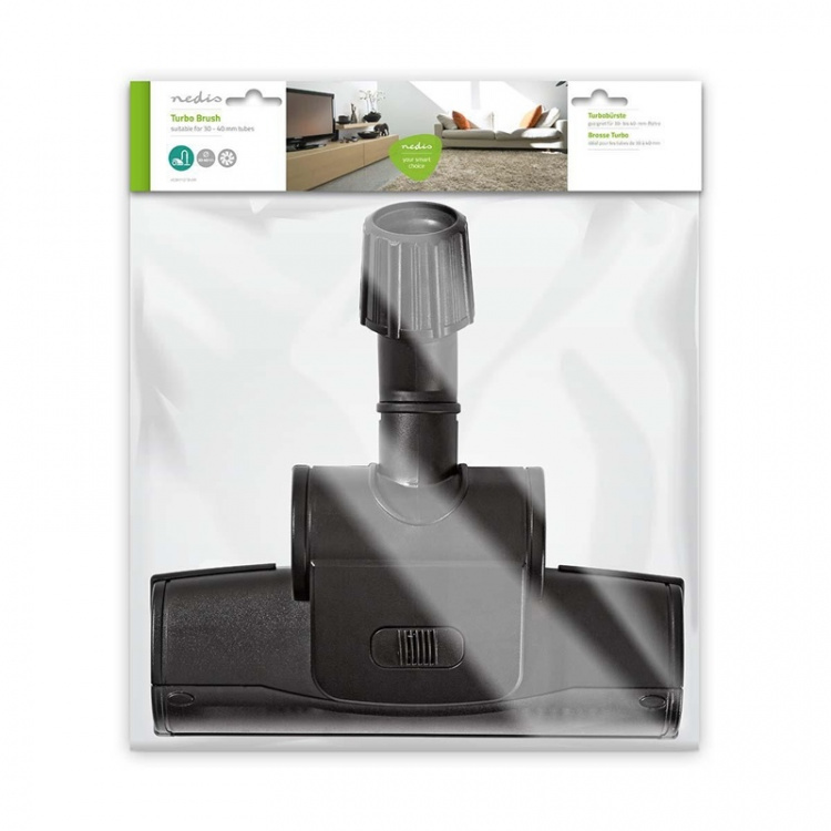 Nedis Turbo Brush Vario | Universelt anvendelig | Erstatning for: Universell | 30 - 40 mm | Føringshjul | Motorisert Nedis Turbo Brush Vario | Universelt anvendelig | Erstatning for: Universell | 30 - 40 mm | Føringshjul | Motorisert