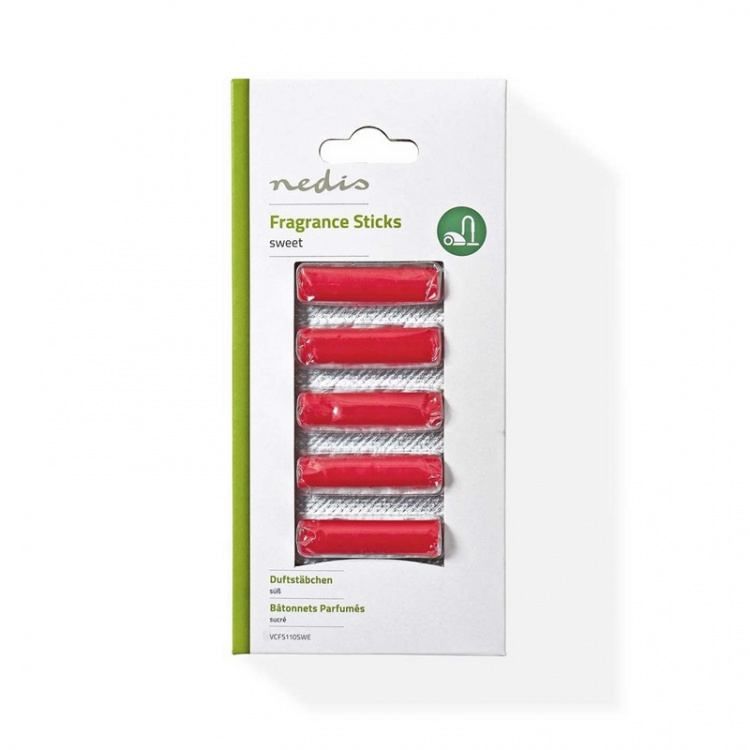 Nedis Støvsuger Dufter | Søtt | 5 Påfyll | Rød Nedis Støvsuger Dufter | Søtt | 5 Påfyll | Rød