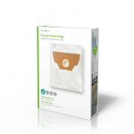 Nedis Støvsugepose- | 4 stk. | Syntetisk | Mest solgt for: Electrolux | Hvit