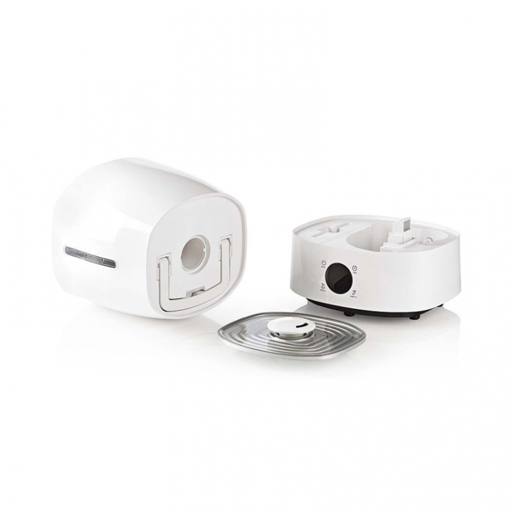 Nedis Luftfukter | 110 W | With Cool and Warm Mist | 5.5 l | Hygrometer | Timer | Egnet for plass opptil: 50 m² | Grå / Hvit Nedis Luftfukter | 110 W | With Cool and Warm Mist | 5.5 l | Hygrometer | Timer | Egnet for plass opptil: 50 m² | Grå / Hvit