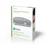 Nedis oppvarming Pad | Magen og ryggen | 6 Varmeinnstillinger | Overopphetings vern | Vaskbar