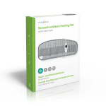 Nedis oppvarming Pad | Magen og ryggen | 6 Varmeinnstillinger | Overopphetings vern | Vaskbar