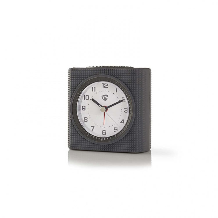 Nedis Analog Desk Alarm Clock | slumrefunksjon | Bakgrunnsbelysning | Grå / Hvit