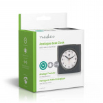 Nedis Analog Desk Alarm Clock | slumrefunksjon | Bakgrunnsbelysning | Grå / Hvit