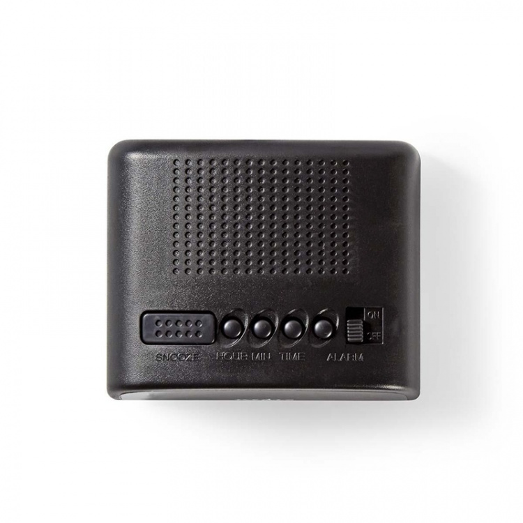 Nedis Digital Desk vekkerklokke | LED | slumrefunksjon | Sort