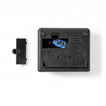 Nedis Digital Desk vekkerklokke | LED | slumrefunksjon | Sort