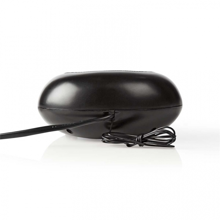 Nedis Digital Alarm Clock Radio | LED | AM / FM | slumrefunksjon | Sleep timer | Antall alarmer: 2 | Sort