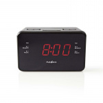 Nedis Digital Alarm Clock Radio | LED | 1x 3.5 mm Audio Input | Tidsframskriving | AM / FM | slumrefunksjon | Sleep timer | Antall alarmer: 2 | Sort Nedis Digital Alarm Clock Radio | LED | 1x 3.5 mm Audio Input | Tidsframskriving | AM / FM | slumrefunksjon | Sleep timer | Antall alarmer: 2 | Sort