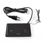 Nedis Digital Alarm Clock Radio | LED | 1x 3.5 mm Audio Input | Tidsframskriving | AM / FM | slumrefunksjon | Sleep timer | Antall alarmer: 2 | Sort Nedis Digital Alarm Clock Radio | LED | 1x 3.5 mm Audio Input | Tidsframskriving | AM / FM | slumrefunksjon | Sleep timer | Antall alarmer: 2 | Sort