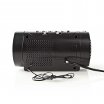 Nedis Digital Alarm Clock Radio | LED | Tidsframskriving | AM / FM | slumrefunksjon | Sleep timer | Antall alarmer: 2 | Sort