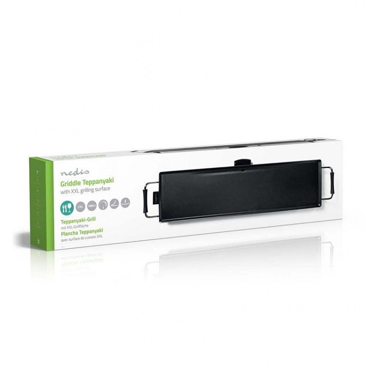 Nedis Teppanyaki Table Grill | Bakeflat (l x b): 90 x 23 cm | 5 Varmeinnstillinger