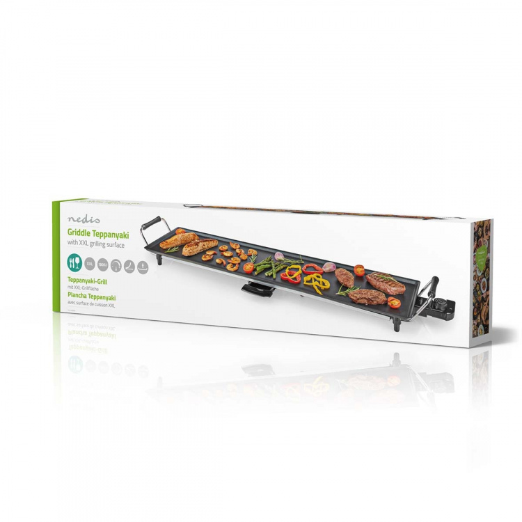 Nedis Teppanyaki Table Grill | Bakeflat (l x b): 90 x 23 cm | 5 Varmeinnstillinger