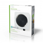 Nedis Elektrisk kokeplate | Kokesoner: 1 | 1500 W | Overopphetings vern | Hvit Nedis Elektrisk kokeplate | Kokesoner: 1 | 1500 W | Overopphetings vern | Hvit