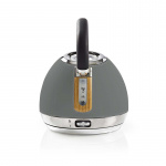 Nedis Vannkoker | 1.8 l | Soft-Touch | Grå | Roterbar 360 grader | Skjult varmeelement | Strix® kontroll | Koketørr beskyttelse Nedis Vannkoker | 1.8 l | Soft-Touch | Grå | Roterbar 360 grader | Skjult varmeelement | Strix® kontroll | Koketørr beskyttelse