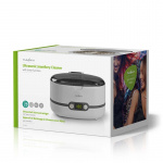 Nedis Ultralyd Smykker Cleaner | Nettstrøm drevet | 230 V AC 50 Hz | 0.6 l | Hvit