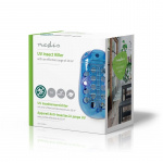 Nedis Mosquito Stopp Lys Trap | 1 W | Lampetype: LED-Lys | effektiv rekkevidde: 20 m² | Blå / Hvit