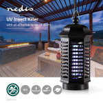 Nedis Mosquito Stopp Lys Trap | 4 W | Lampetype: F4T5/BL | effektiv rekkevidde: 30 m² | Sort