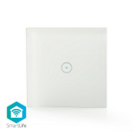 Nedis SmartLife Veggbryter | Enkelt | Wall Mount | 1000 W | Android™ / IOS | Glass | Hvit Nedis SmartLife Veggbryter | Enkelt | Wall Mount | 1000 W | Android™ / IOS | Glass | Hvit