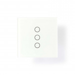 Nedis SmartLife Veggbryter | Gardin / Shutter / Solskjerm | Wall Mount | 300 W | Android™ / IOS | Glass | Hvit Nedis SmartLife Veggbryter | Gardin / Shutter / Solskjerm | Wall Mount | 300 W | Android™ / IOS | Glass | Hvit