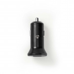 Nedis Billader | 24 W | 2x 2.4 A | Antall utganger: 2 | Porttype: 2x USB-A | | Single Voltage Output