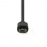 Nedis Billader | 12 W | 1x 2.4 A | Antall utganger: 1 | Micro USB (Fast) Kabel | 1.00 m | Single Voltage Output