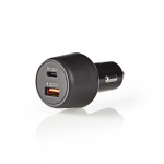 Nedis Billader | 48 W | 2x 3.0 A | Antall utganger: 2 | Porttype: USB-A / USB-C™ | | Automatisk Spenning Utvalg
