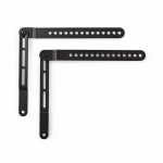 Nedis Soundbar Mount | Kompatibel med: Universell | Festet til TV-en | 10 kg | Dreibar | Stål | Sort