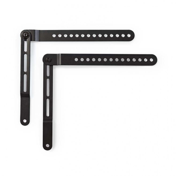 Nedis Soundbar Mount | Kompatibel med: Universell | Festet til TV-en | 10 kg | Dreibar | Stål | Sort