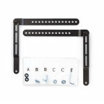 Nedis Soundbar Mount | Kompatibel med: Universell | Festet til TV-en | 10 kg | Dreibar | Stål | Sort