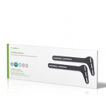 Nedis Soundbar Mount | Kompatibel med: Universell | Festet til TV-en | 15 kg | Fort | Stål | Sort Nedis Soundbar Mount | Kompatibel med: Universell | Festet til TV-en | 15 kg | Fort | Stål | Sort